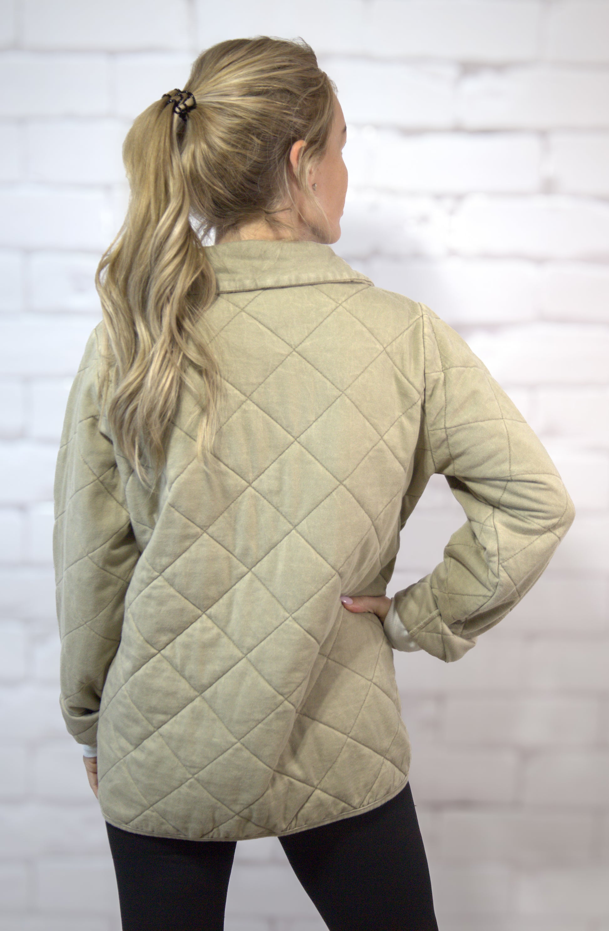 Quilted Half-Zip - Uncover Me