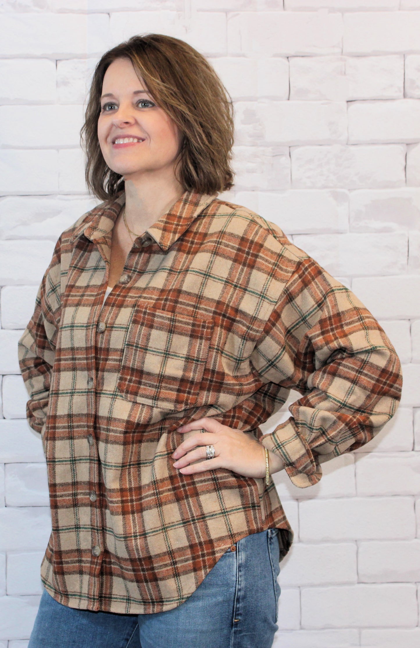 Plaid Button-up - Uncover Me