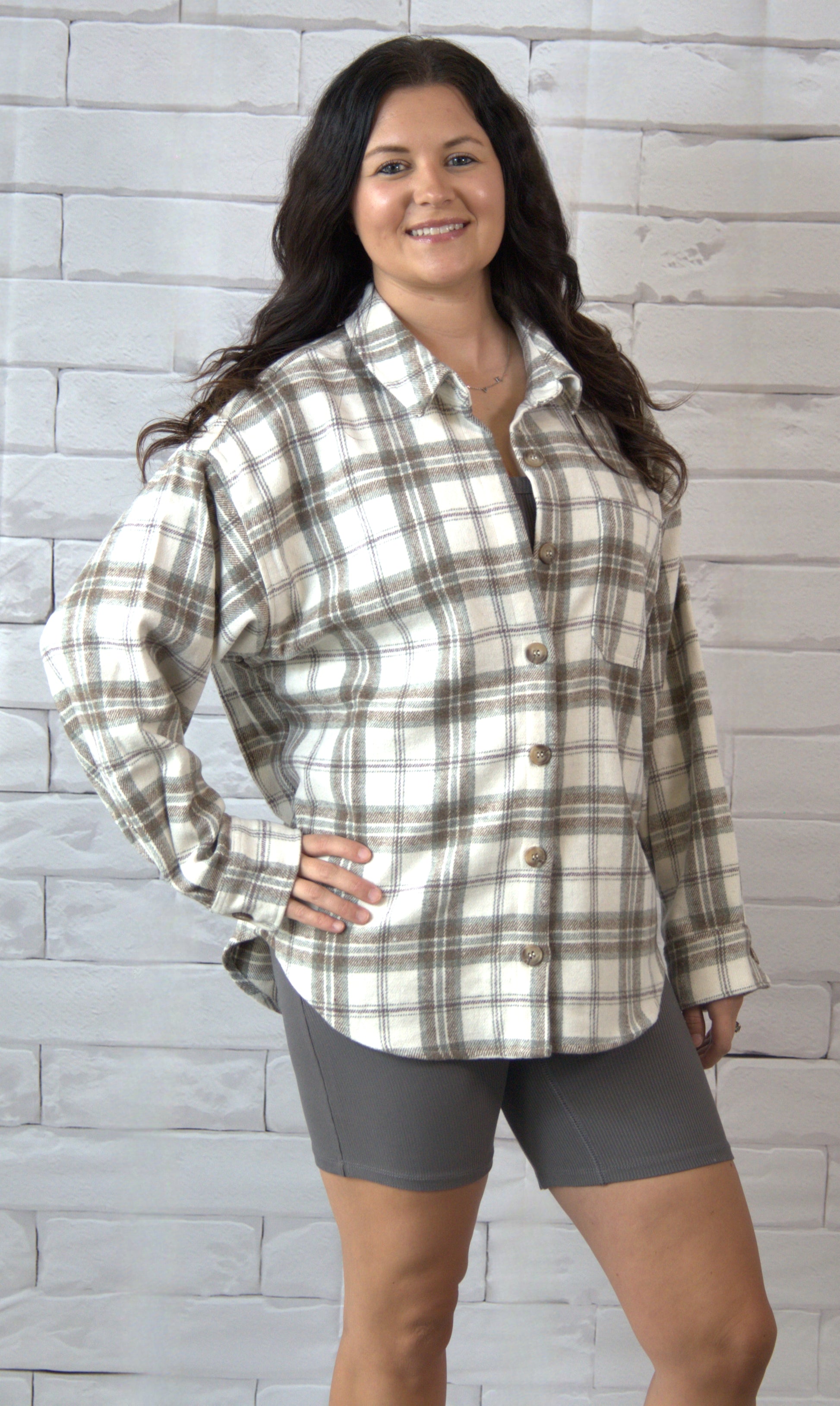 Plaid Button-up - Uncover Me