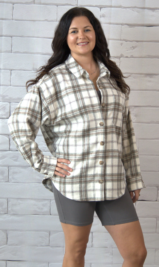 Plaid Button-up - Uncover Me