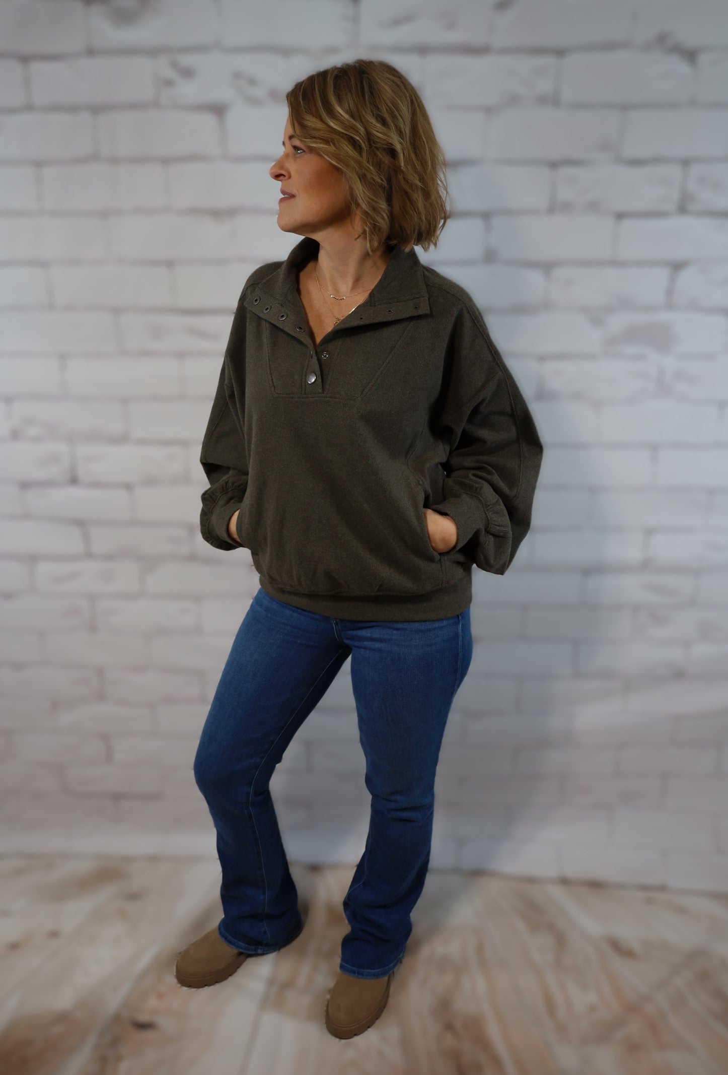 Comfort Pullover - side view