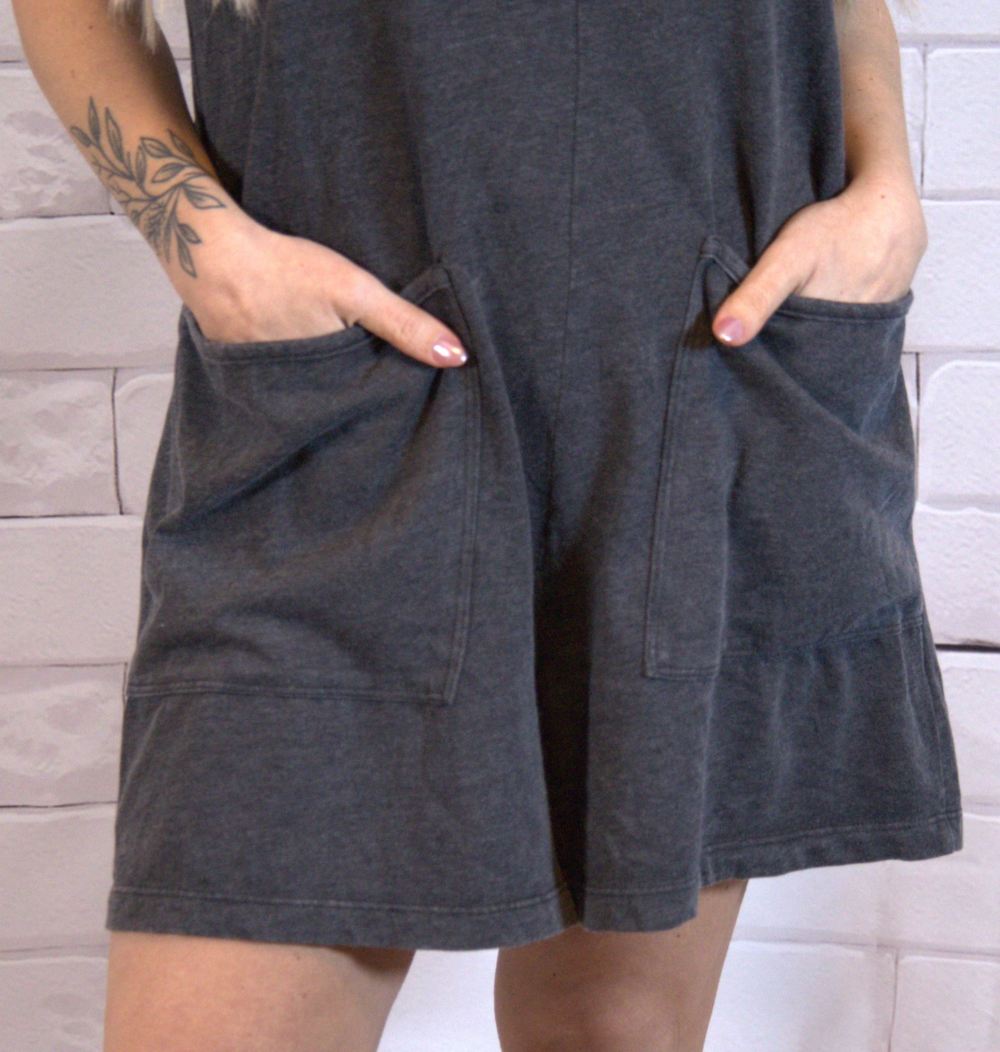 Mineral Washed Romper