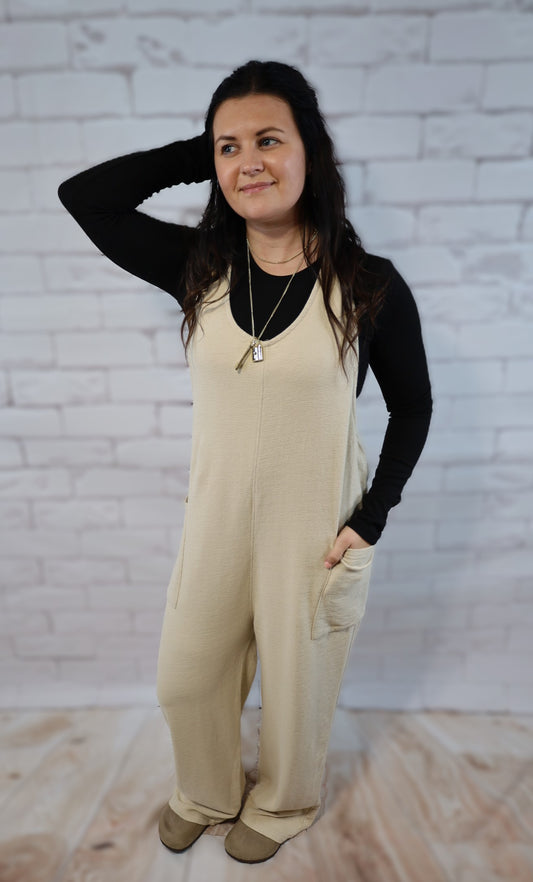 Lounge Jumpsuit - side view