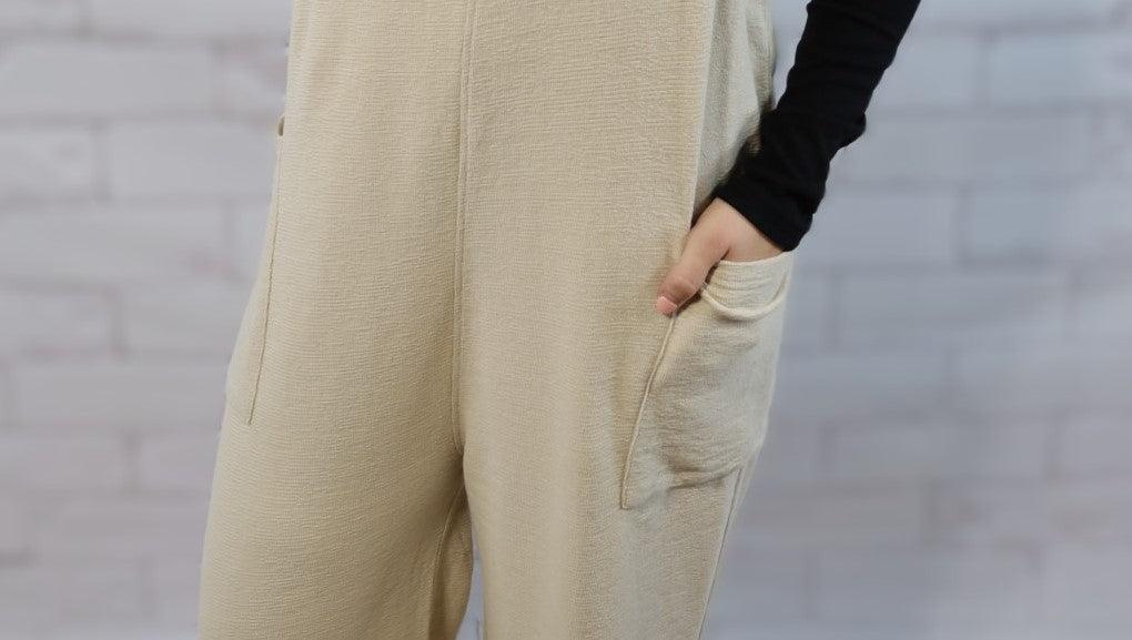 Lounge Jumpsuit - close up