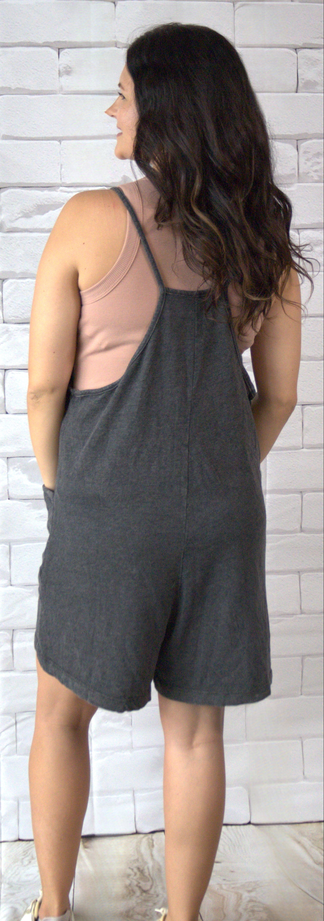 Mineral Washed Romper