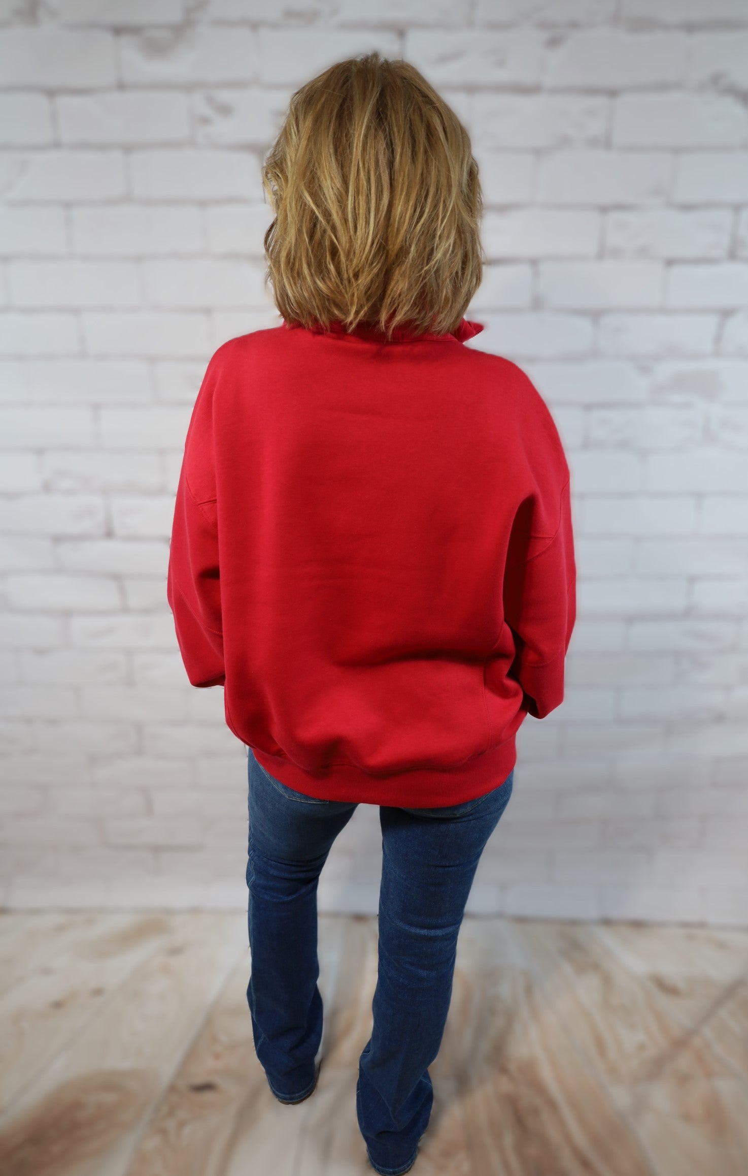 Fleece Quarter Zip - back view