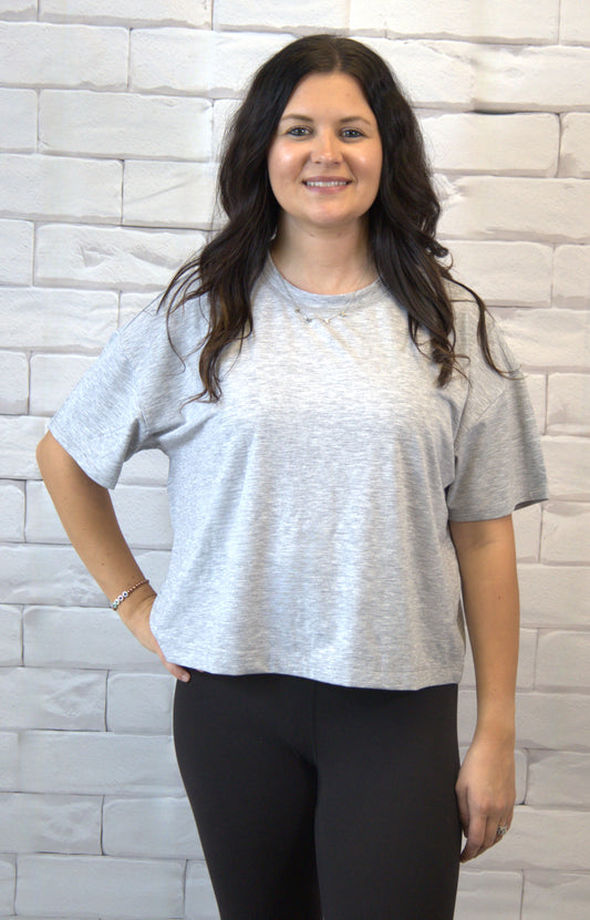 Relaxed Crop Tee - Uncover Me