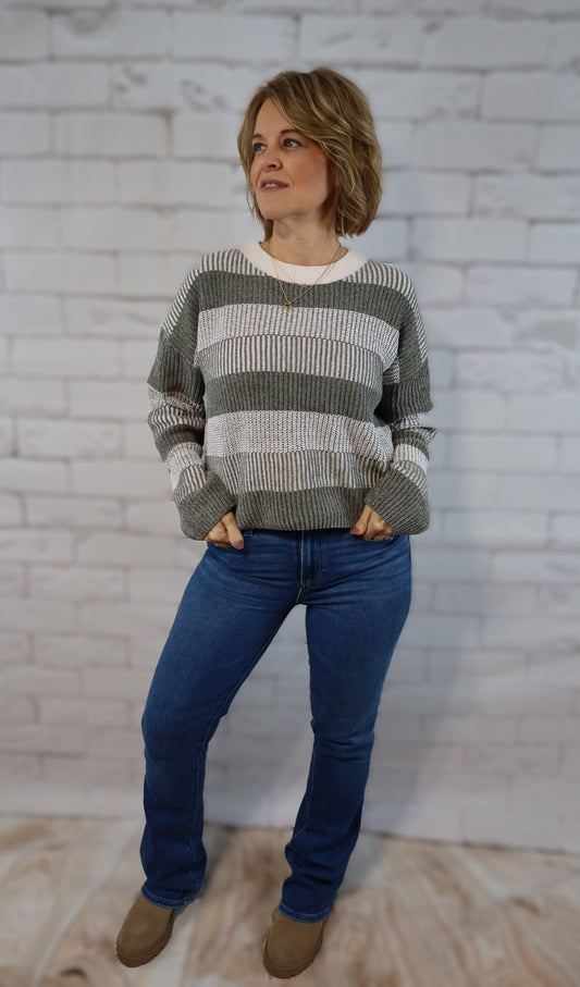 Stripe Sweater - Uncover Me