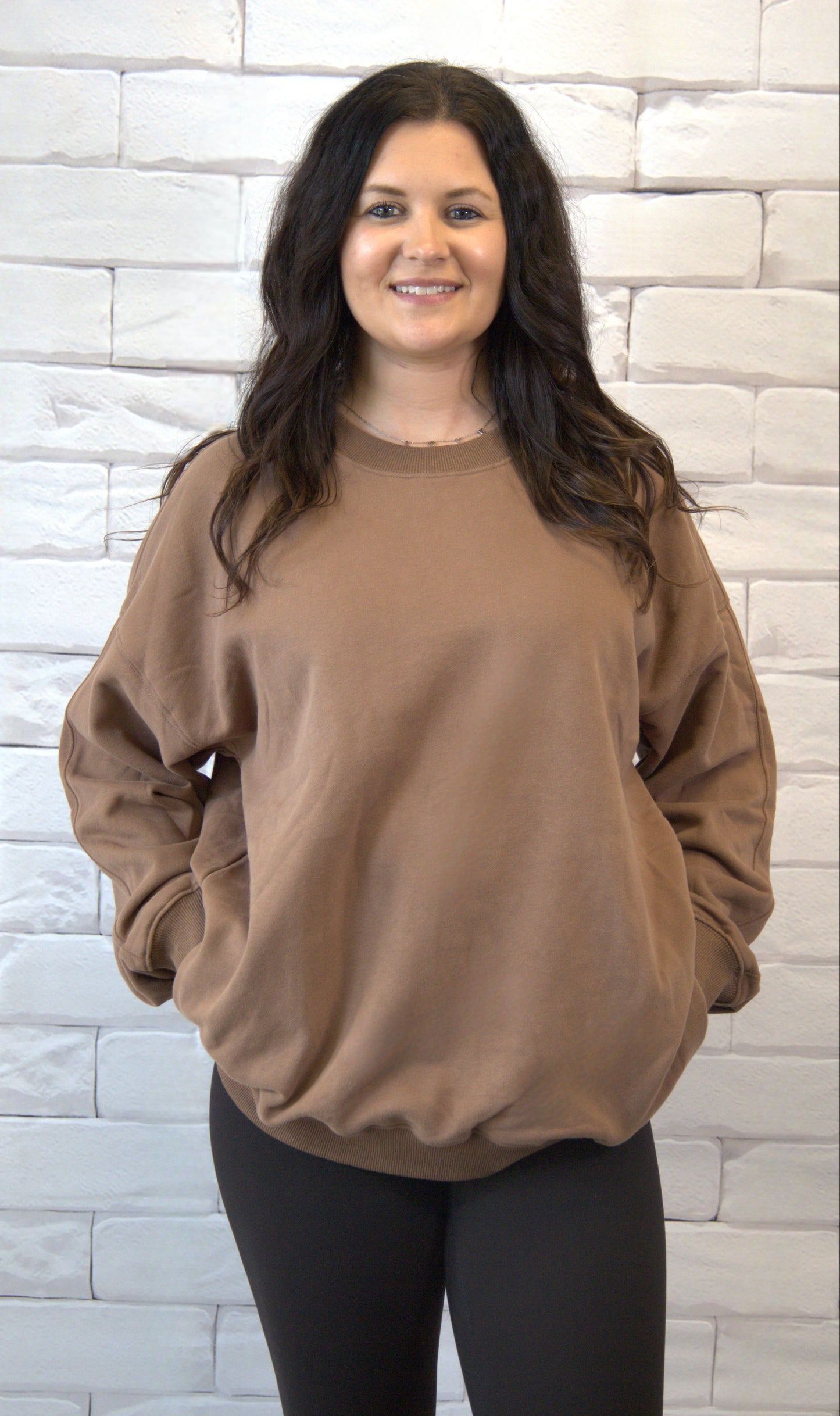 Sweatshirt with Side Pockets - Uncover Me